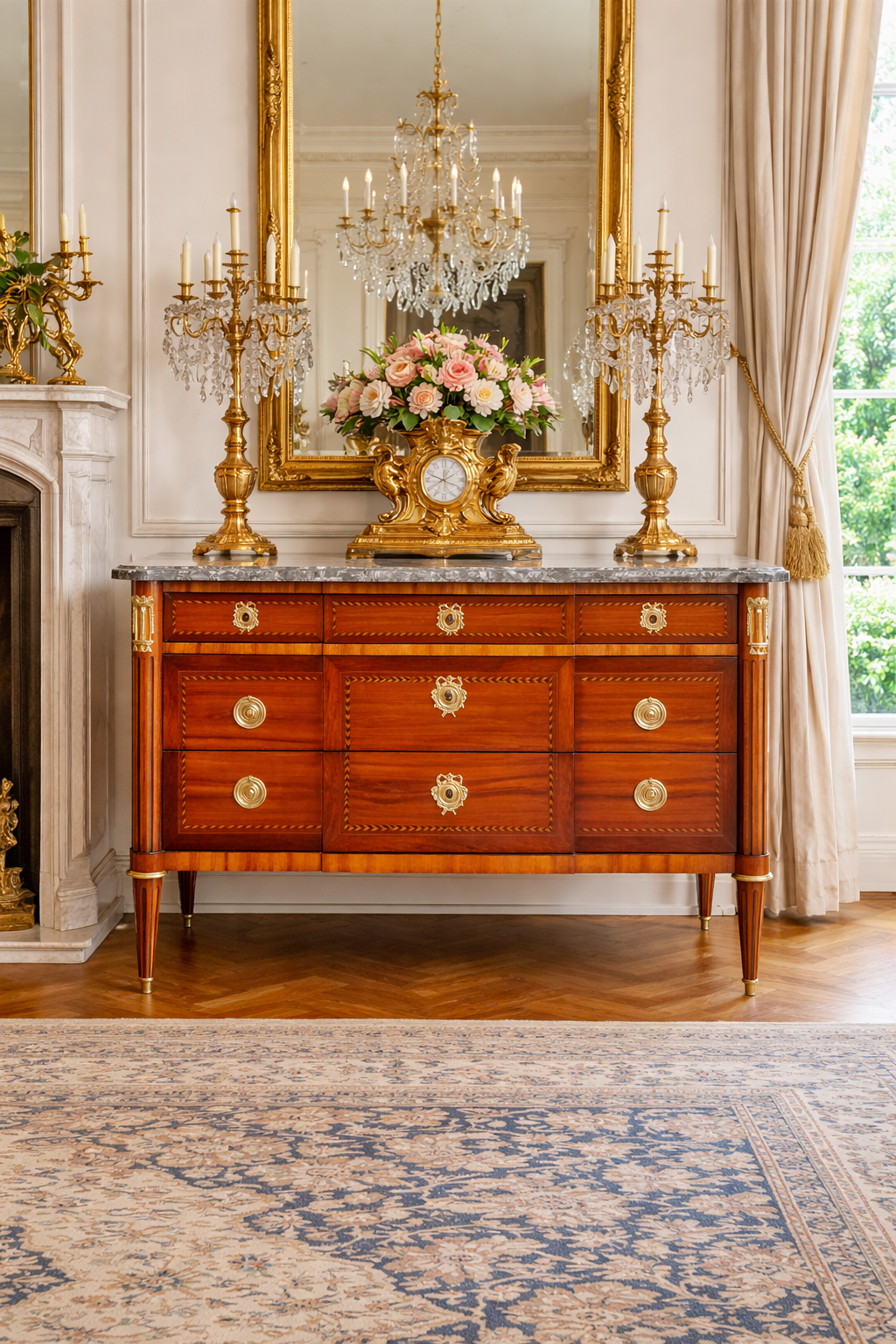 achat de meubles anciens versailles Romain gaudillat antiquaire