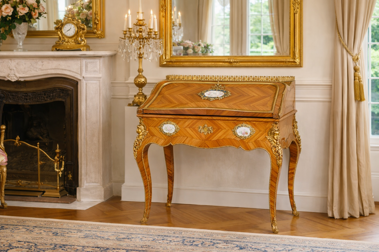 achat de bureau ancien Versailles antiquités du chateau